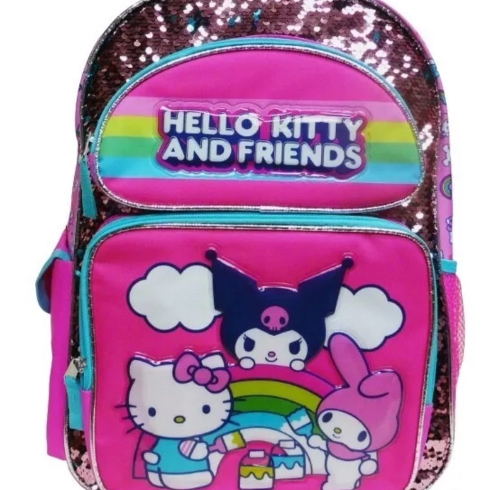 Hello Kitty & Friedns 16” Reinforced Large School Backpack